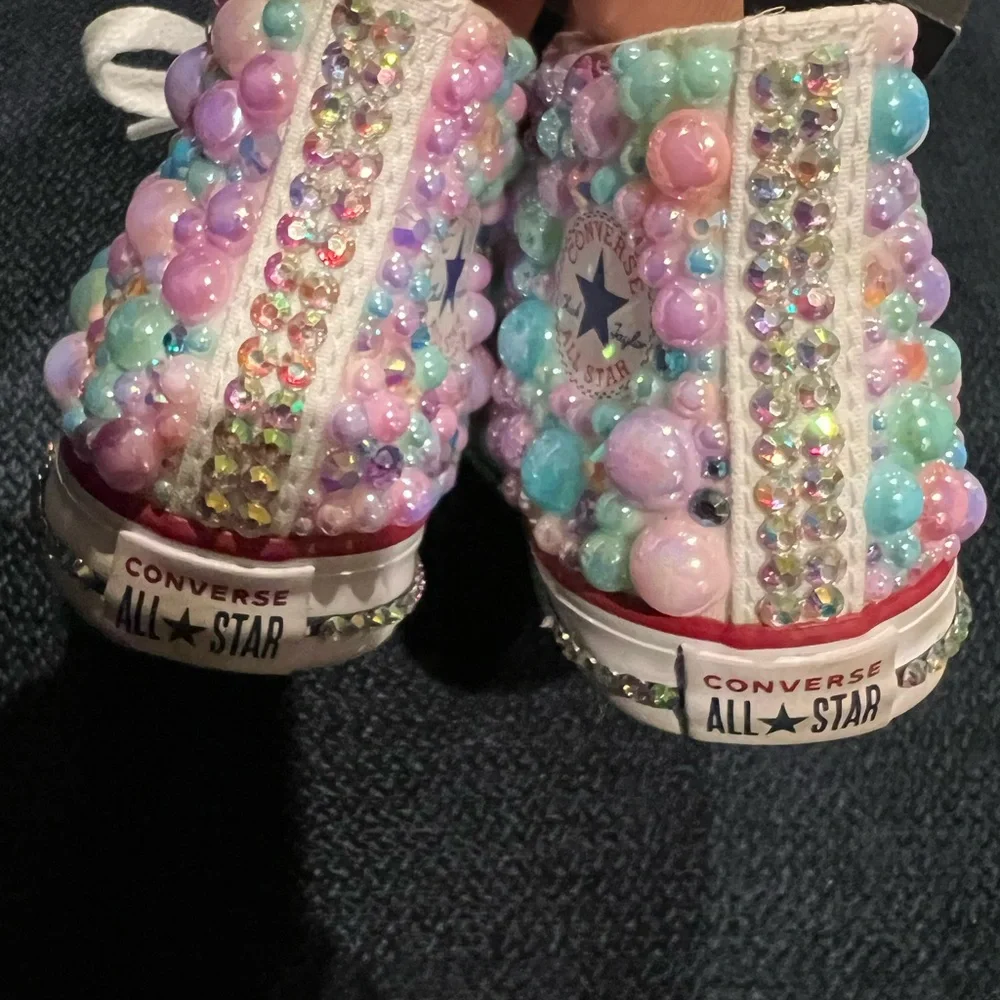 Converse Multicolor Beaded‎ High Tops